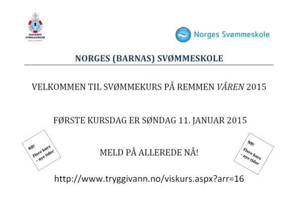 Barnas svømmeskole våren 2015